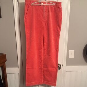 Draper James Coral Wide Leg Pants